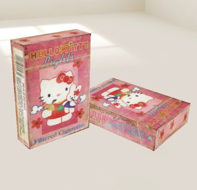 Hello Kitty lights filtered cigarettes