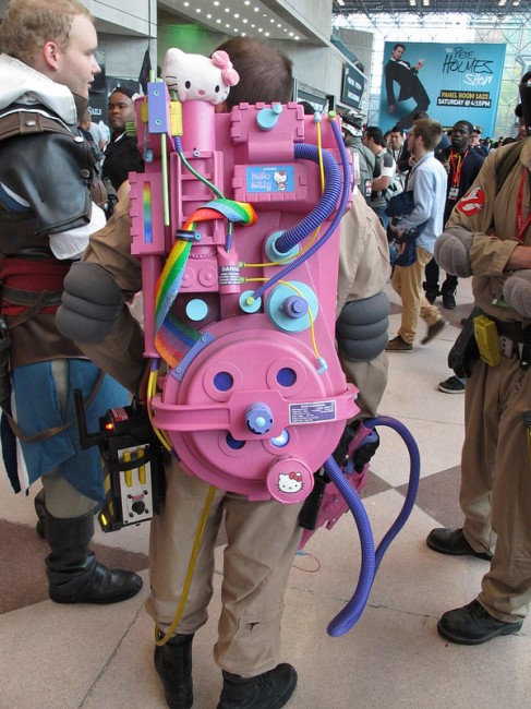 Hello Kitty ghost buster proton pack