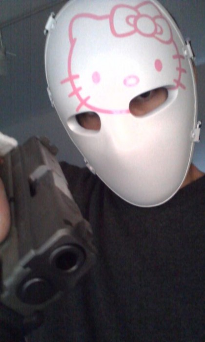 Hello Kitty bullet proof mask