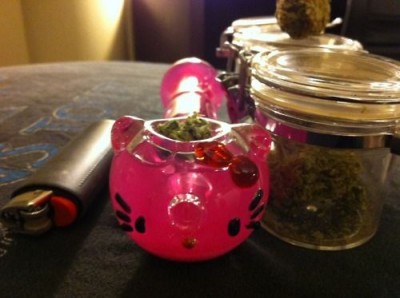 Hello Kitty pot pipe