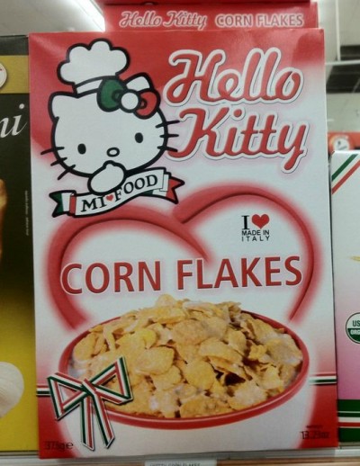 Hello Kitty cornflakes